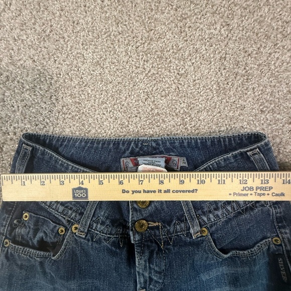 Medium Blue Silver Jeans Co. Low Rise Flare – Size 27 - Picture 7 of 7